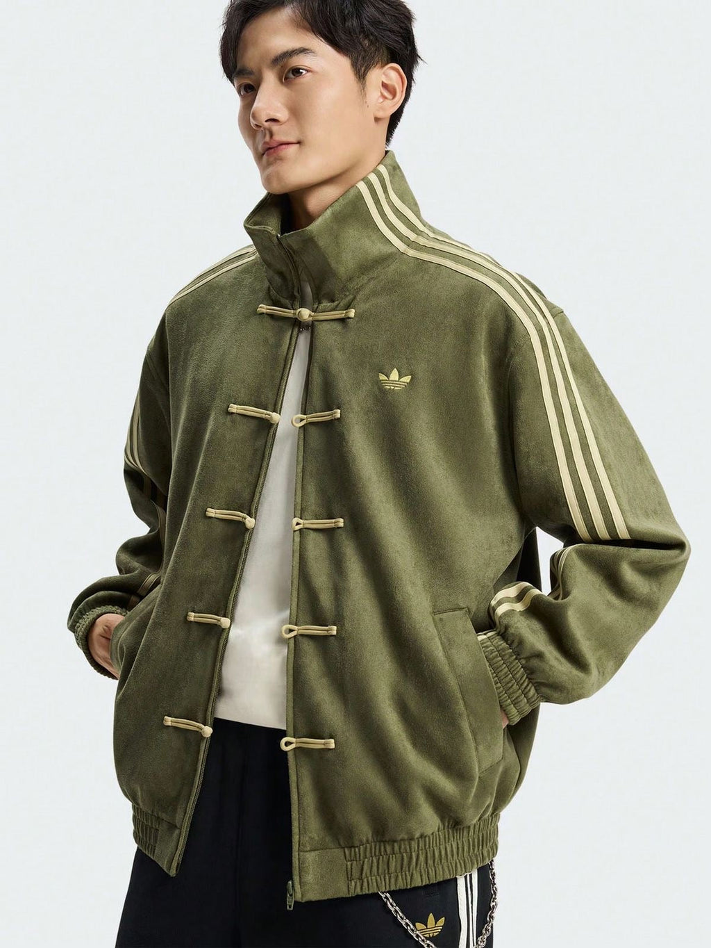 Chinese New Year Jacket | Green Tang Jacket with Knot Buttons