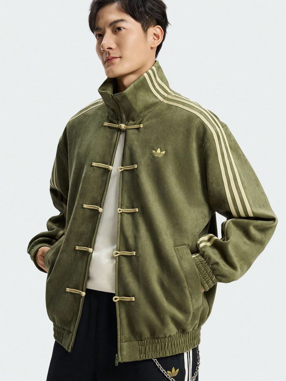 Chinese New Year Jacket | Green Tang Jacket with Knot Buttons