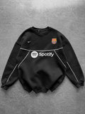 FC Barcelona "Spotify" Piped Crewneck