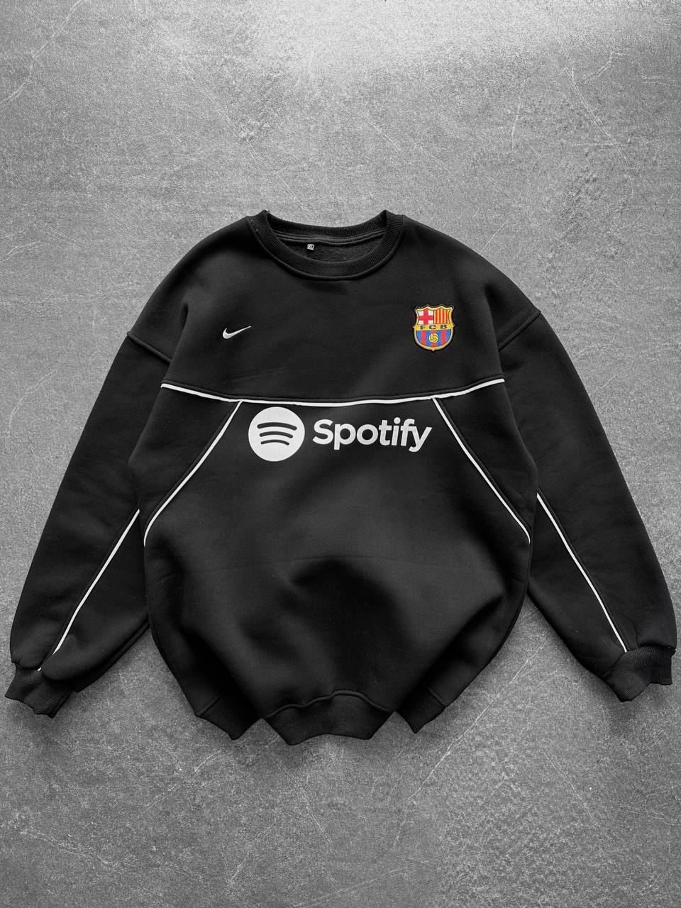 FC Barcelona "Spotify" Piped Crewneck