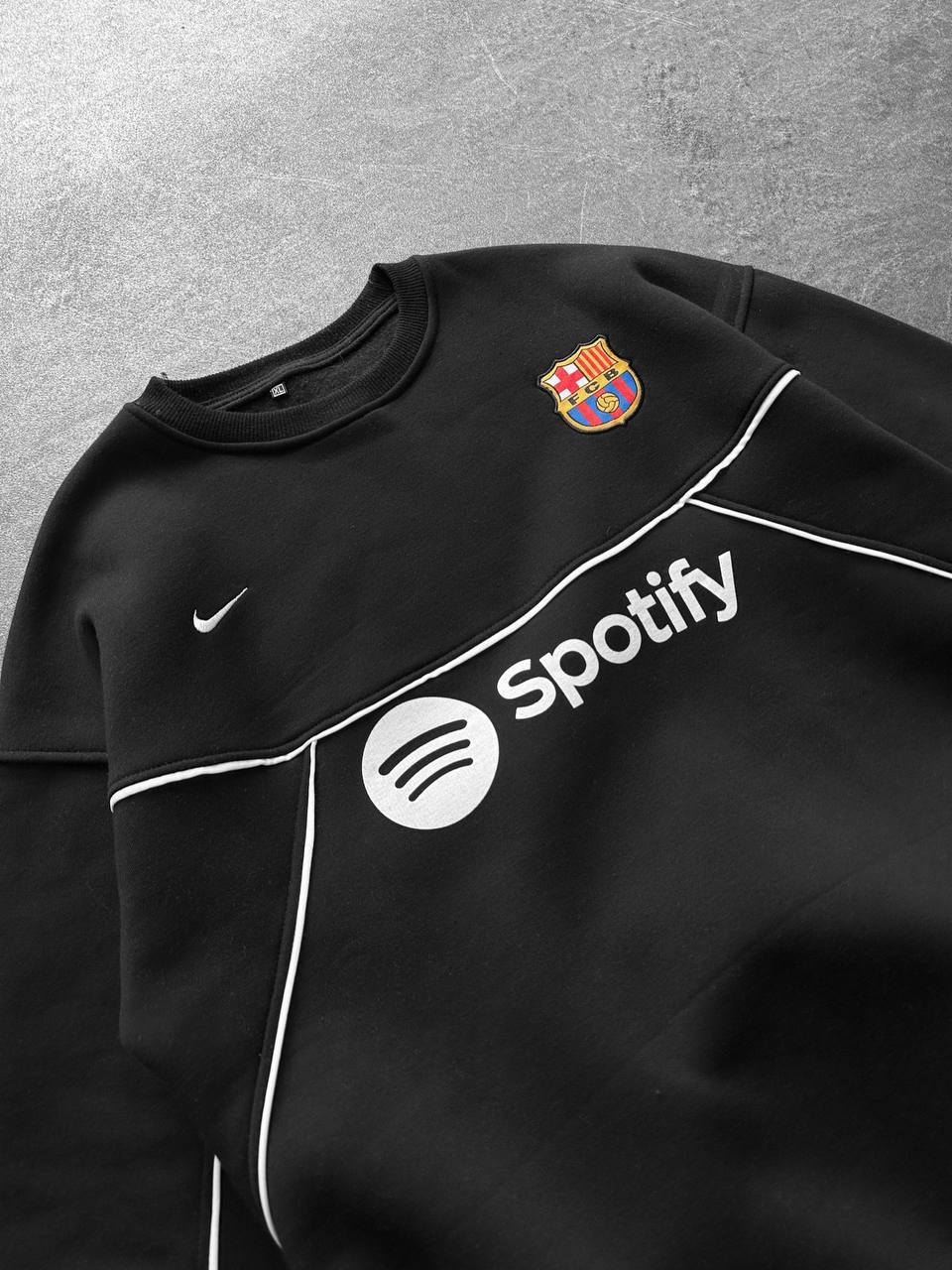 FC Barcelona "Spotify" Piped Crewneck