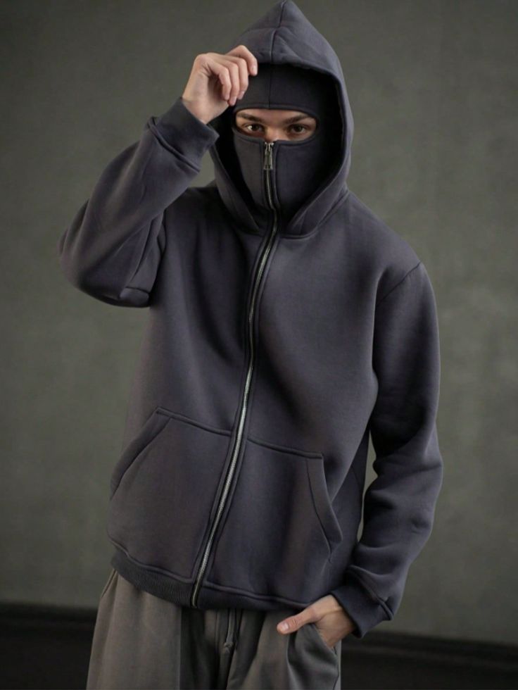 Ninja Balaclava Hoodie with Built-In Face Mask – Unmerch