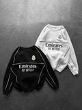 Real Madrid Piped Crewneck Sweatshirt