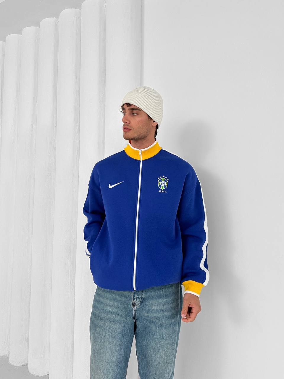 Brazil Football Retro Track Jacket –Unmerch