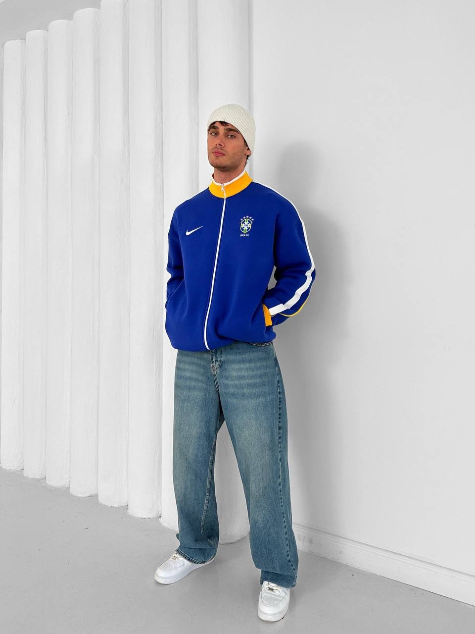 Brazil Football Retro Track Jacket –Unmerch
