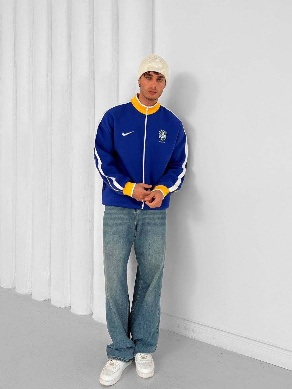 Brazil Football Retro Track Jacket –Unmerch