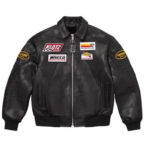 Supreme x Vanson Leathers Spiderman Racing Jacket
