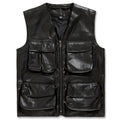 Black Utility Vest | Premium Techwear Edition The Ultimate Utility Leather Vest is Here!